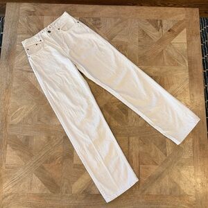 Zara Cream Denim Jeans